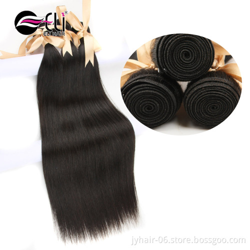 Human Hair Extension Full Cuticlle Natural Hair salt and pepper human hair extensions